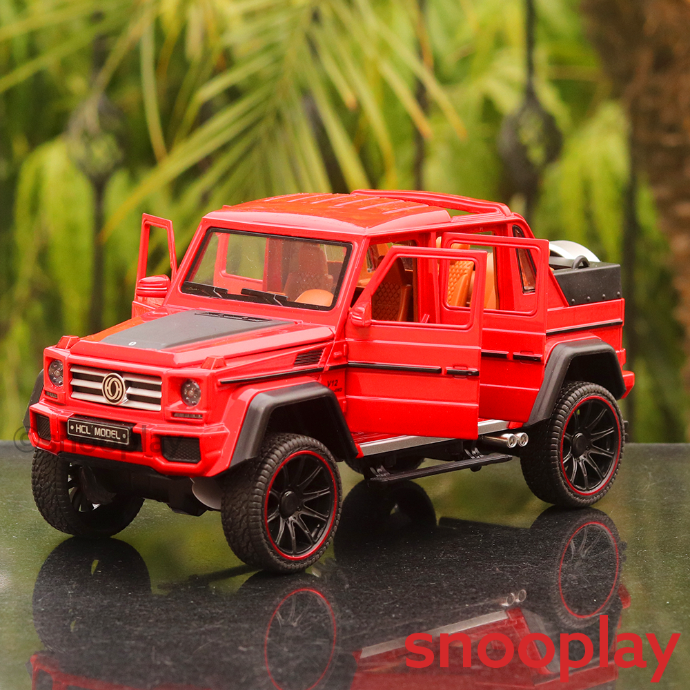 Diecast G650 AMG Off Road SUV Convertible version (Assorted Colors) Scale: 1:22