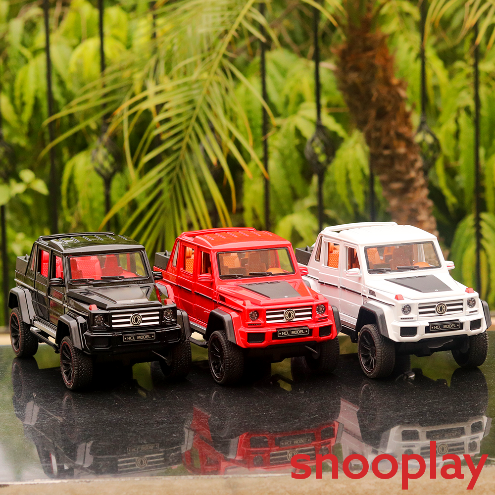 Diecast G650 AMG Off Road SUV Convertible version (Assorted Colors) Scale: 1:22