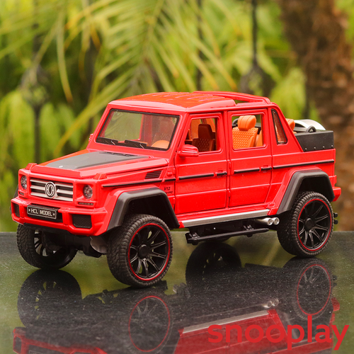 SMS Play & Smile G650 AMG Off Road SUV Convertible Diecast Car | 1:22 Scale | Assorted Colors (3 Years till Grown Ups)