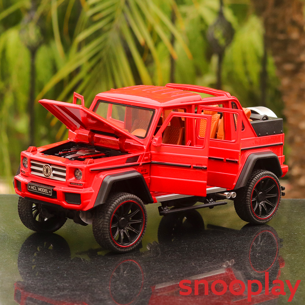 Diecast G650 AMG Off Road SUV Convertible version (Assorted Colors) Scale: 1:22