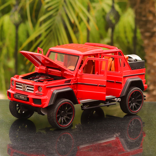 SMS Play & Smile G650 AMG Off Road SUV Convertible Diecast Car | 1:22 Scale | Assorted Colors (3 Years till Grown Ups)