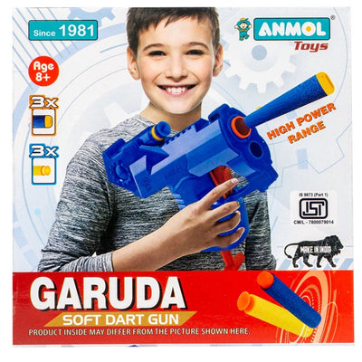 Garuda Soft Dart Blaster with 6 Darts (Anmol Toys)