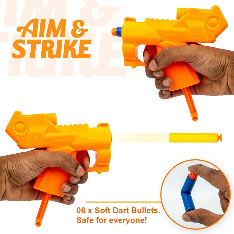 Garuda Soft Dart Blaster with 6 Darts (Anmol Toys)