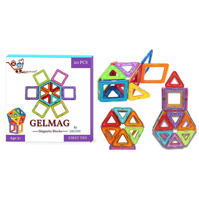 Gel Mag Magnetic Blocks (20 Pcs Set)