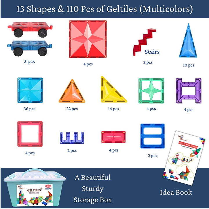 Geltiles Magnetic Set (110 Pcs)