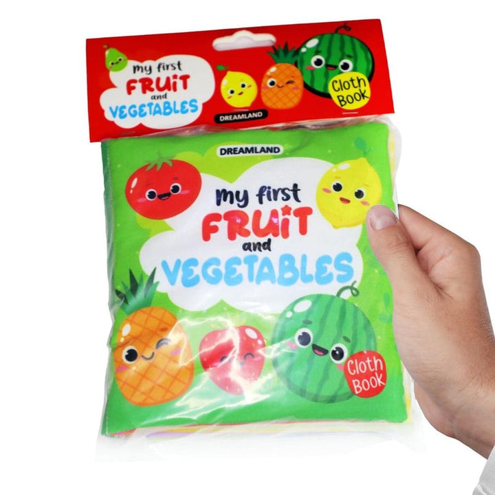 Dreamland Publications Cloth Book - My first Fruits and Vegetables