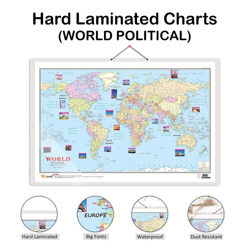 World Political Map Chart