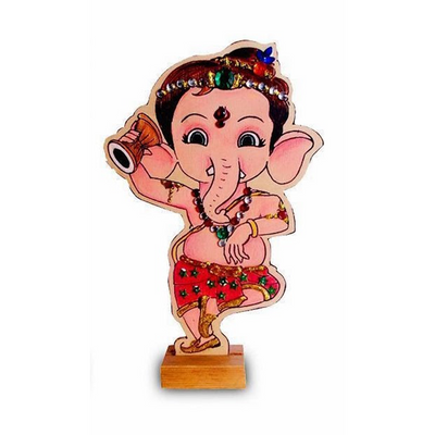 DIY Colouring Wooden Bal Ganesha Activity Box