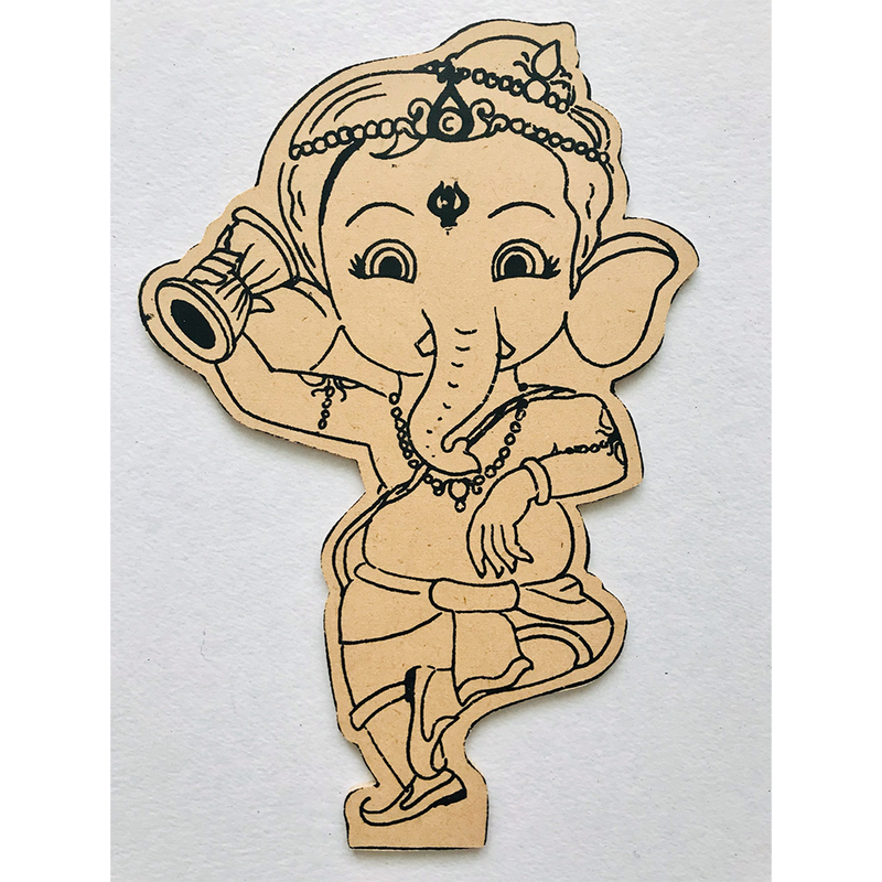 DIY Colouring Wooden Bal Ganesha Activity Box