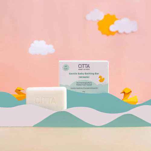 Citta Gentle Baby Bathing Bar (Natural Baby Soap for Newborns)