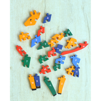 Giraffe Alphabets & Number Puzzle