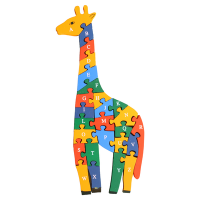 Giraffe Alphabets & Number Puzzle