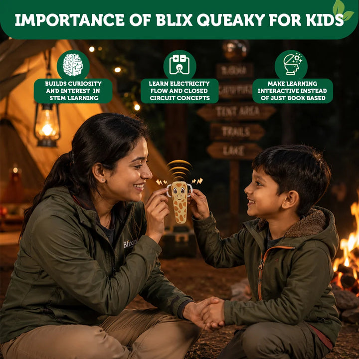 Blix Queaky Rechargeable Circuit & Resistance Experiment Toy