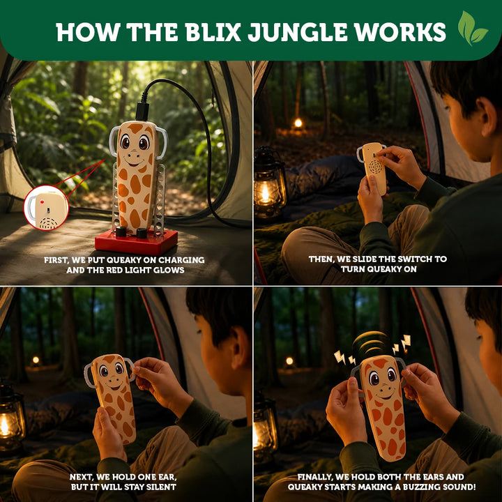 Blix Queaky Rechargeable Circuit & Resistance Experiment Toy