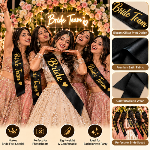 Bride Team Sash | Bridal Party Accessory