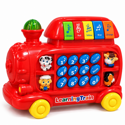 Innovador Battery-Operated Learning Train Toy for Kids | Learn Numbers, Colours, Animals & Alphabets