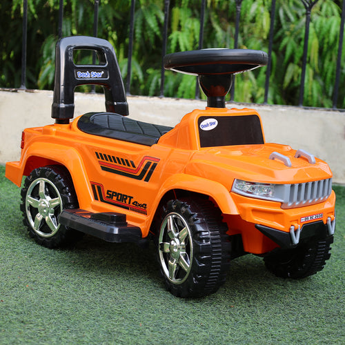 Dash Star Self Control | Battery EV HUMR Ride-On Car | Backrest, Storage Basket, Music, LED Light (1-4 Years)