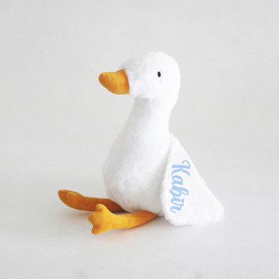 Personalised Name Goose Soft Toy - Blue (COD Not Available)