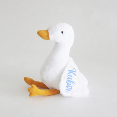 Personalised Name Goose Soft Toy - Blue (COD Not Available)