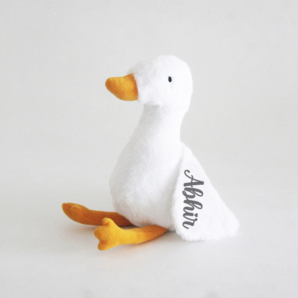 Personalised Name Goose Soft Toy - Grey (COD Not Available)