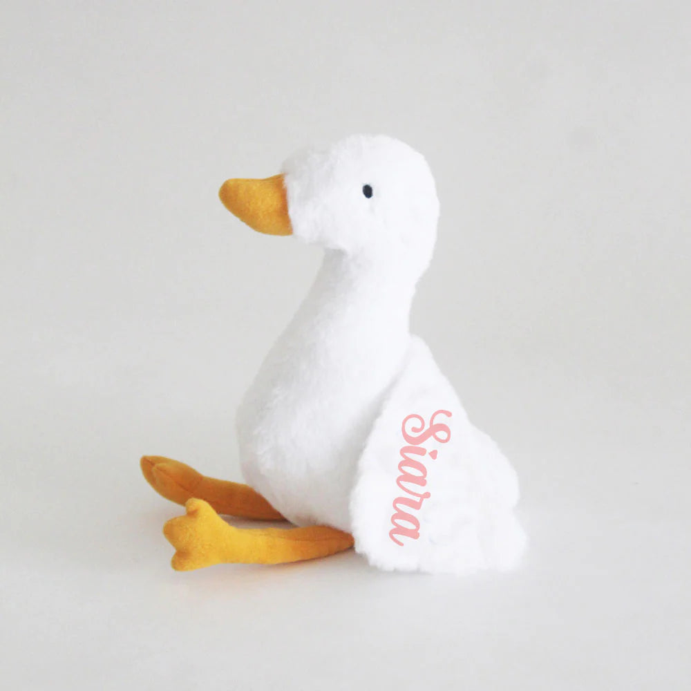 Personalised Name Goose Soft Toy - Pink (COD Not Available)