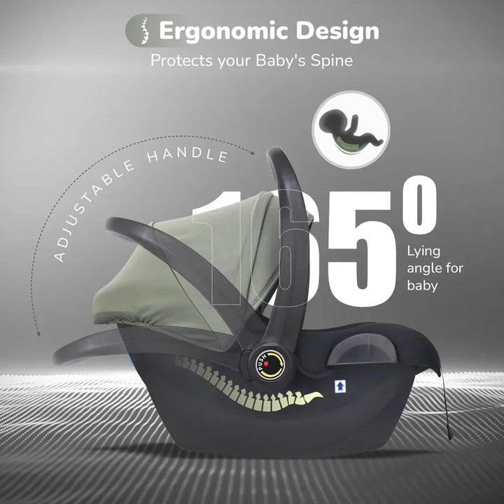R for Rabbit 4 in 1 Multipurpose Baby Carry Cot with 3-Point Safety Harness | Picaboo NXG