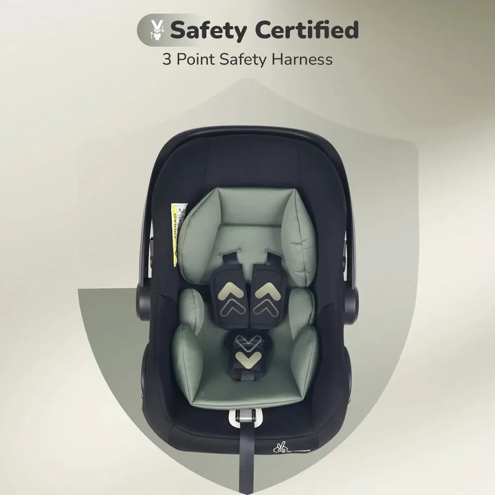 R for Rabbit 4 in 1 Multipurpose Baby Carry Cot with 3-Point Safety Harness | Picaboo NXG