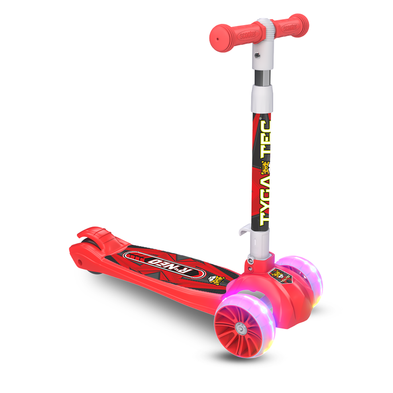 Tygatec 3 Wheel Scooter for Kids with LED Flashing Wheel with 3 Height Adjustments Handles - COD Not Available