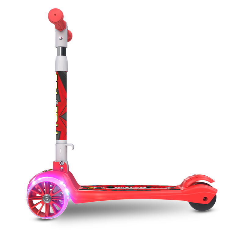 Tygatec 3 Wheel Scooter for Kids with LED Flashing Wheel with 3 Height Adjustments Handles - COD Not Available