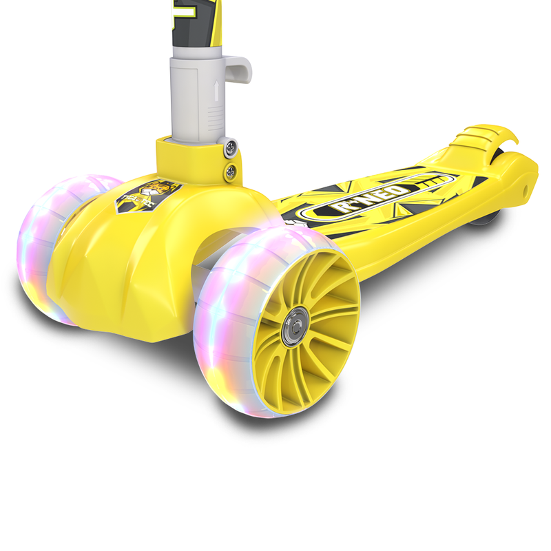 Tygatec 3 Wheel Scooter for Kids with LED Flashing Wheel with 3 Height Adjustments Handles - COD Not Available