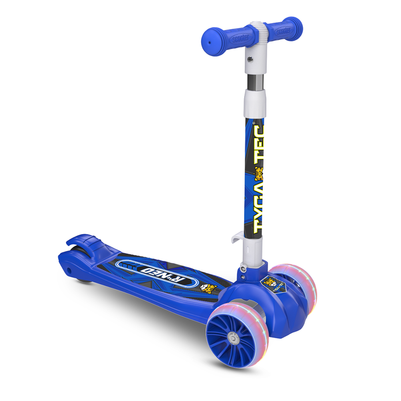 Tygatec 3 Wheel Scooter for Kids with LED Flashing Wheel with 3 Height Adjustments Handles - COD Not Available