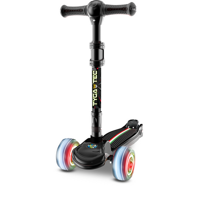 Tygatec 3 Wheel Premium Smart Kick Scooter with Fold-able & Height Adjustable Handle for Girls and Boys - COD Not Available