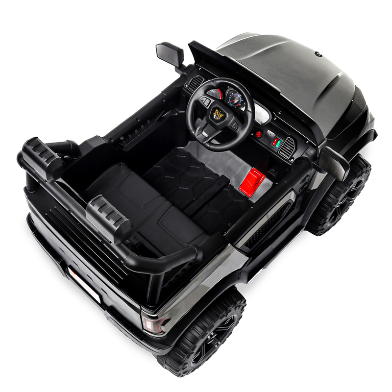 Tygatec Ride-On Battery Operated Electric Car For Kids SPARKY POLICE JEEP (BLACK) - COD Not Available