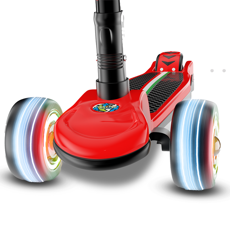 Tygatec 3 Wheel Premium Smart Kick Scooter with Fold-able & Height Adjustable Handle for Girls and Boys - COD Not Available