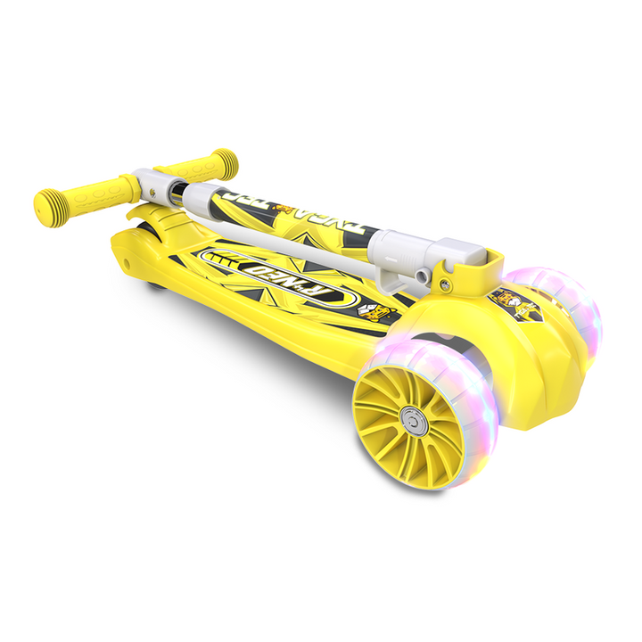 Tygatec 3 Wheel Scooter for Kids with LED Flashing Wheel with 3 Height Adjustments Handles - COD Not Available