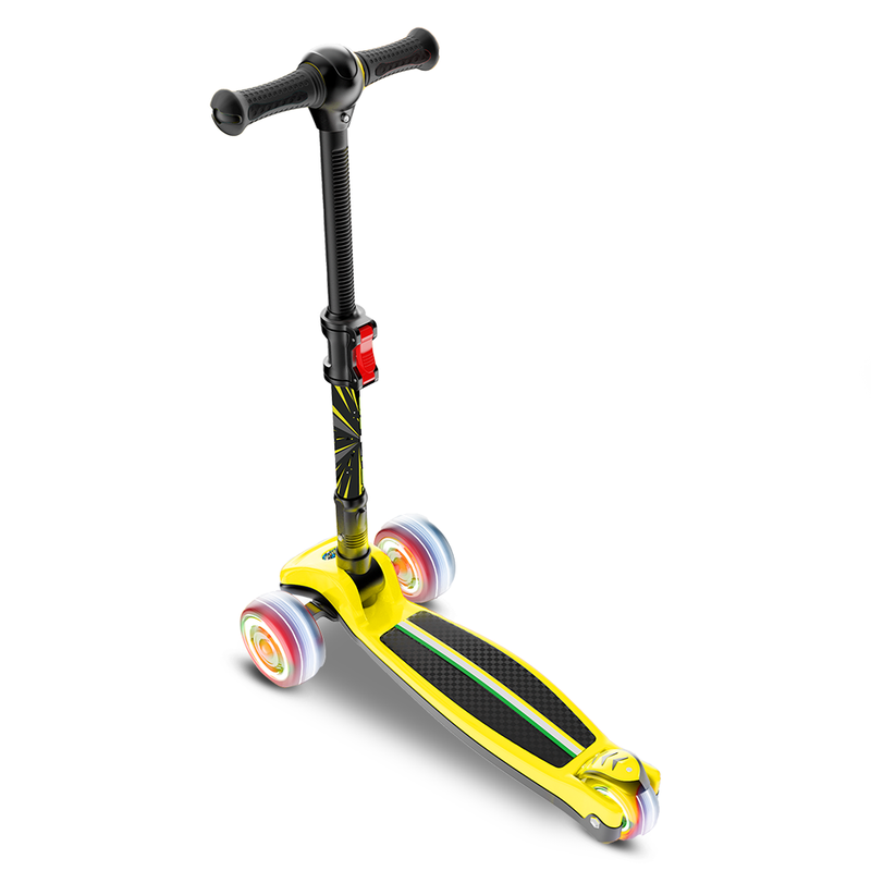 Tygatec 3 Wheel Premium Smart Kick Scooter with Fold-able & Height Adjustable Handle for Girls and Boys - COD Not Available