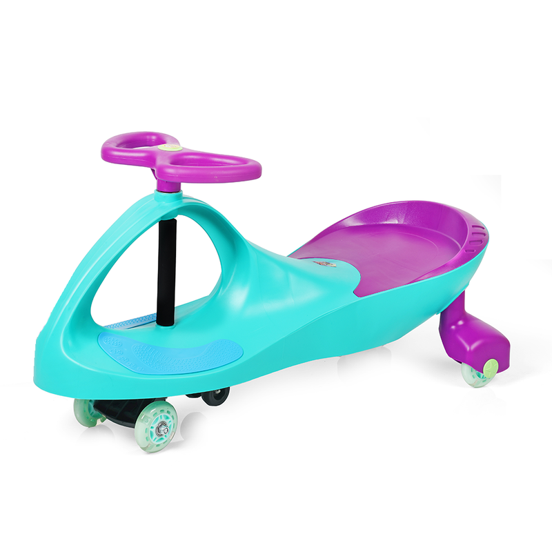 Tygatec Eco Ride-On Swing Car for Kids with Light-Up Wheels - COD Not Available