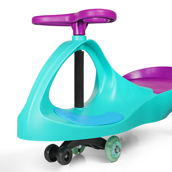 Tygatec Eco Ride-On Swing Car for Kids with Light-Up Wheels - COD Not Available