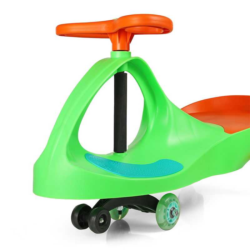 Tygatec Eco Ride-On Swing Car for Kids with Light-Up Wheels - COD Not Available