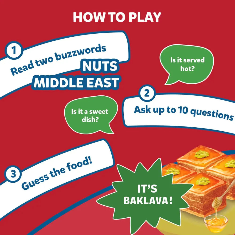 Skillmatics Guess in 10 Card Game - Foods Around The World