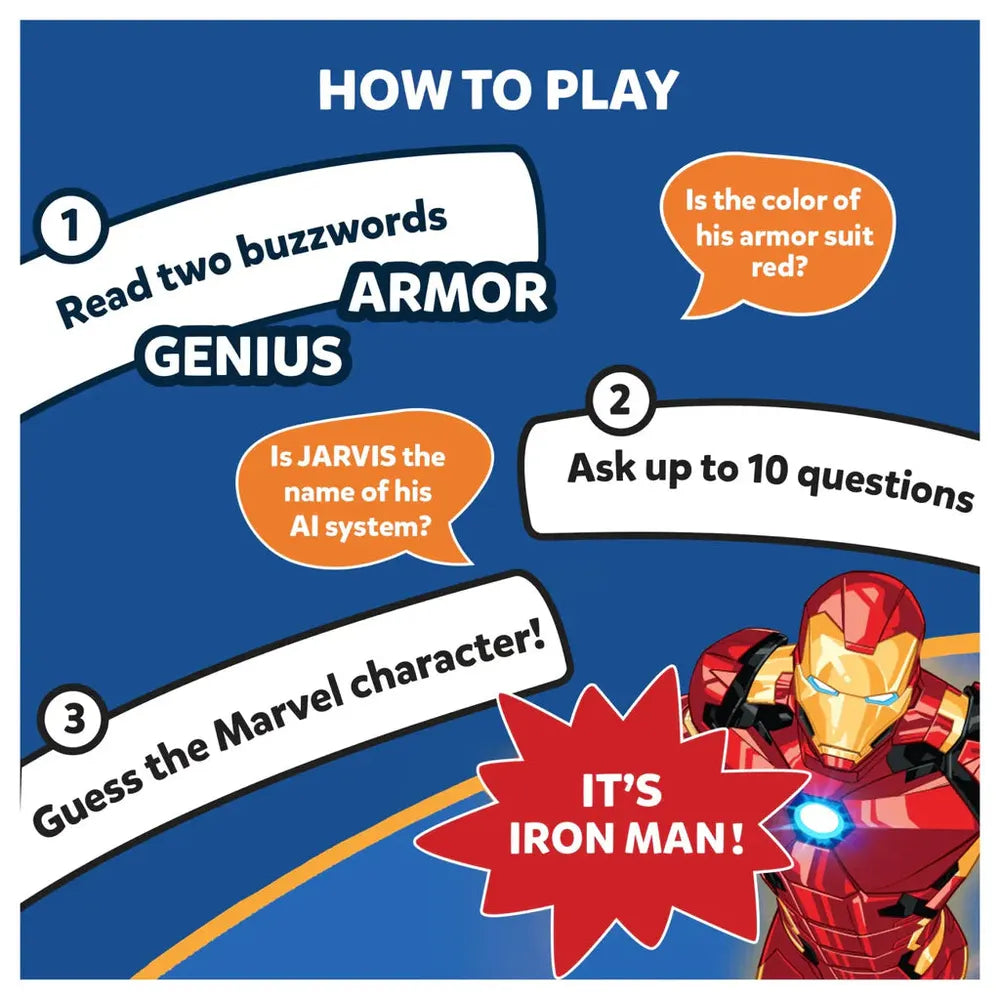 Skillmatics Guess in 10 Marvel Edition Card Game