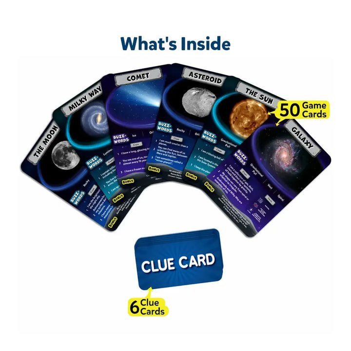 Skillmatics Guess in 10 Card Game - All About Space