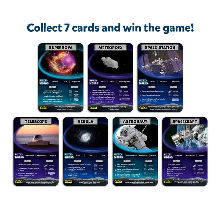 Skillmatics Guess in 10 Card Game - All About Space