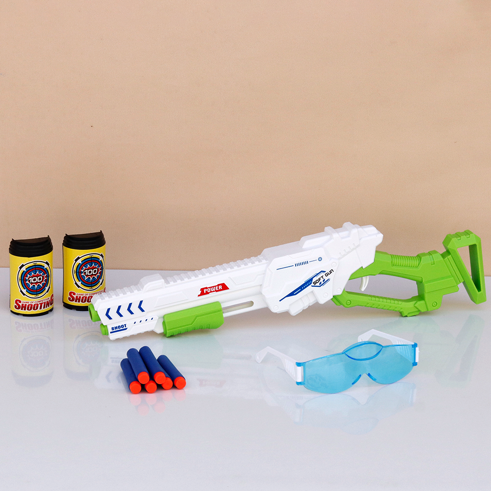 Elite Squad Gaming Blaster Toy | 6 Soft Darts, Safety Goggles & Target Can (8-12 Years)