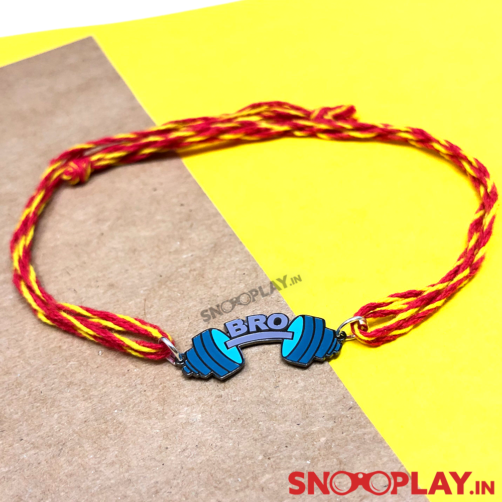 Bro Power Rakhi – Dumbbell Edition for the Gym Bro
