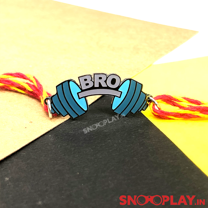 Bro Power Rakhi – Dumbbell Edition for the Gym Bro