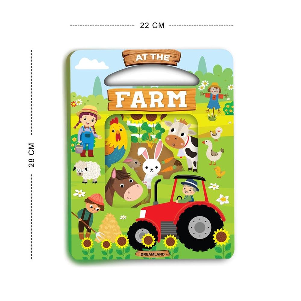 Dreamland Publications Window Cut Board Book - At the Farm
