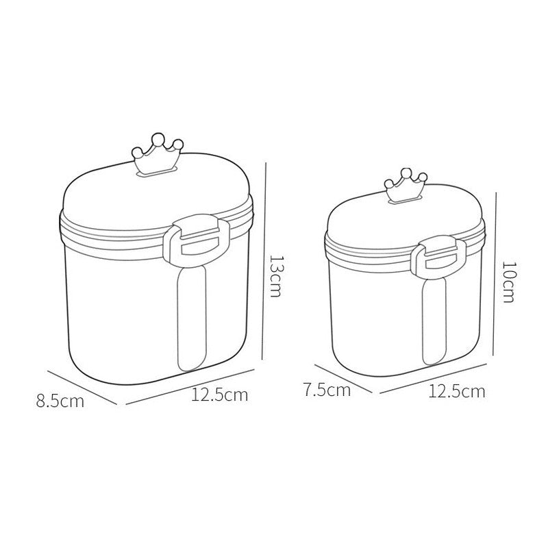 The Crown Junior Baby Formula Storage N Dispenser Box - 180g