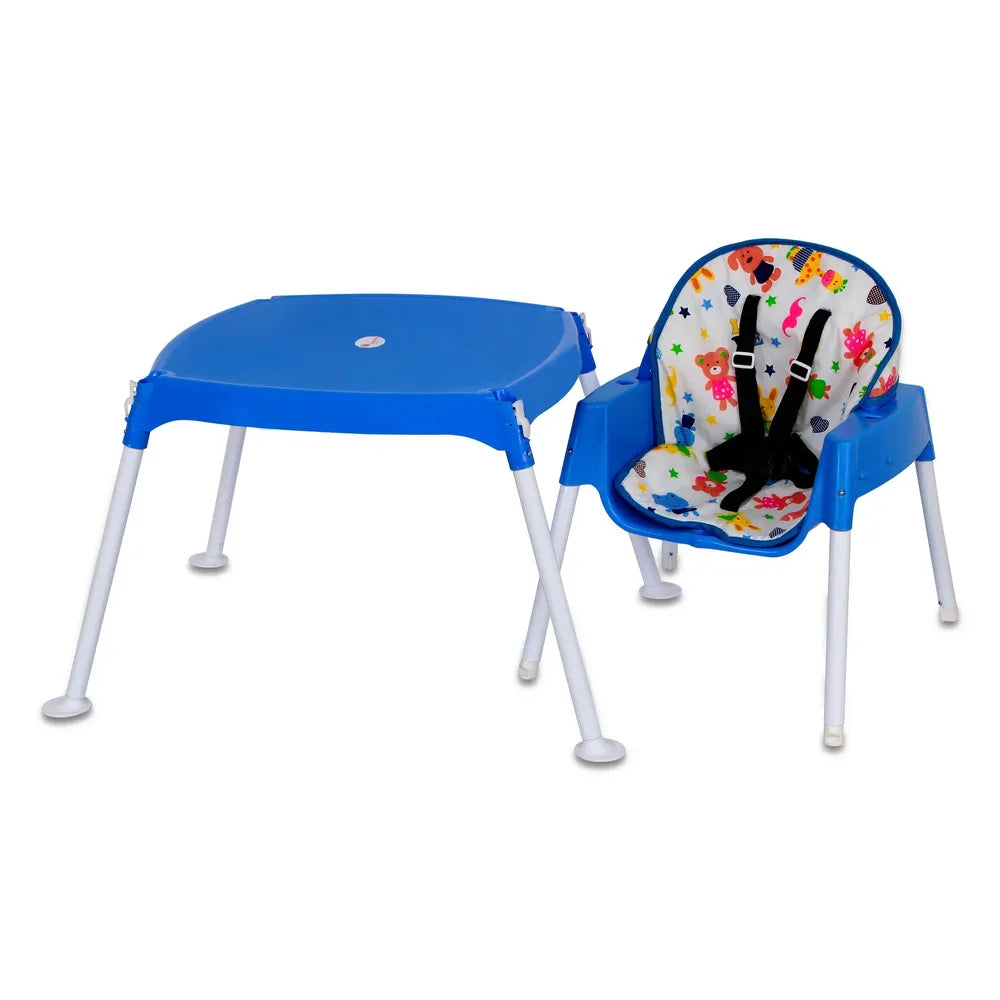 Infanto Smart 3 in 1 Baby Highchair | Adjustable High Chair with Table, Safety Lock & Removable Tray
