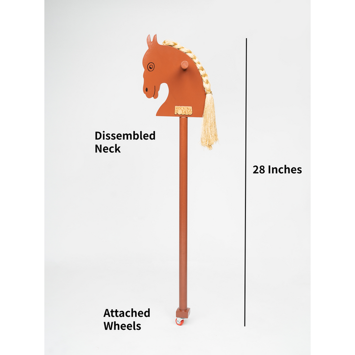 Wooden Hobby Horse Stick (3-6 Years)